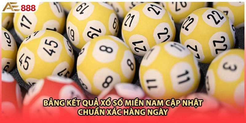 Bảng kết quả xổ số miền nam cập nhật chuẩn xác hàng ngày