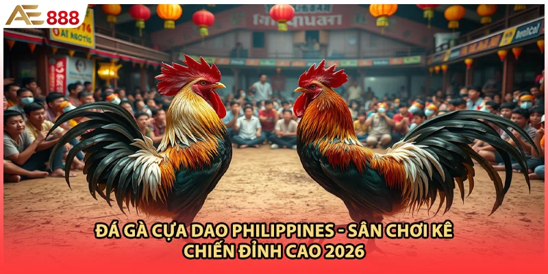 Đá Gà Cựa Dao Philippines - Sân Chơi Kê Chiến Đỉnh Cao 2026