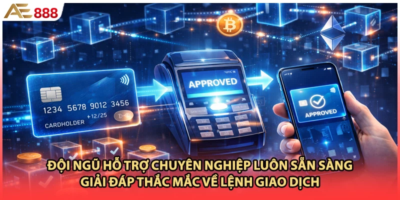 Đội ngũ hỗ trợ chuyên nghiệp luôn sẵn sàng giải đáp thắc mắc về lệnh giao dịch