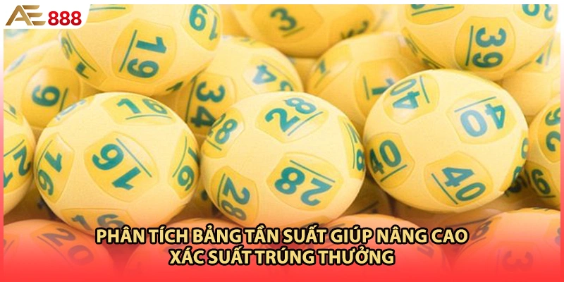 Phân tích bảng tần suất giúp nâng cao xác suất trúng thưởng