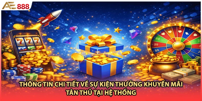 Thông tin chi tiết về sự kiện thưởng khuyến mãi tân thủ tại hệ thống